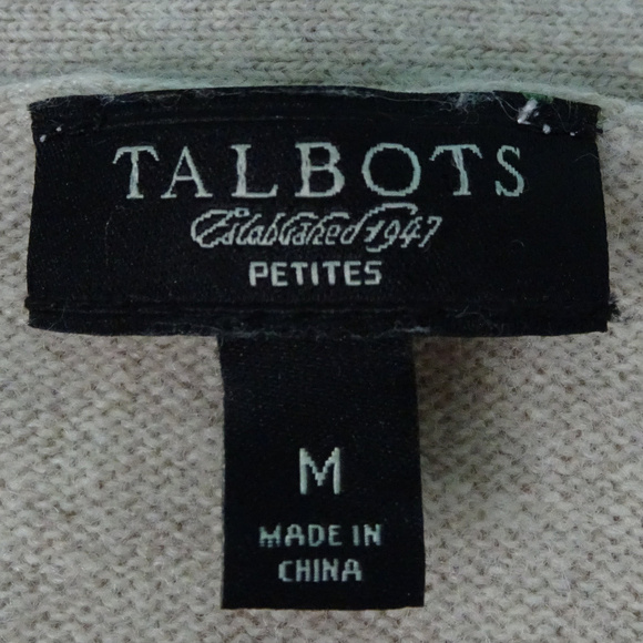 Talbots Lambs Wool/Angora Rabbit Hair Petite Med - Picture 3 of 4
